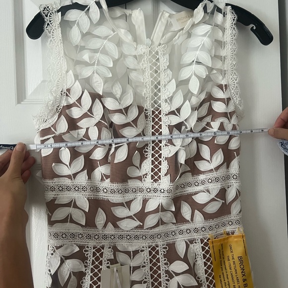 Bronx and Banco White Lace Midi Dress - Picture 10 of 13